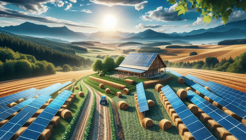 l'énergie solaire en milieu rural : marché agricole et agrivoltaïsme en synergie