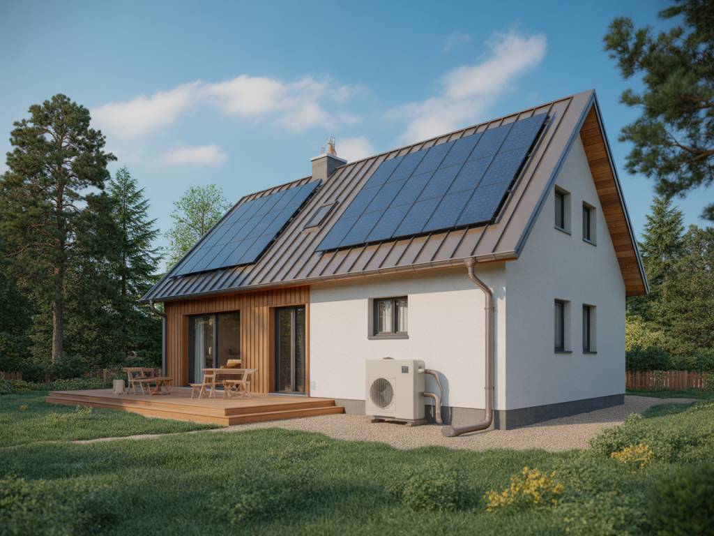 Comment combiner panneaux solaires et pompe à chaleur pour une maison basse consommation