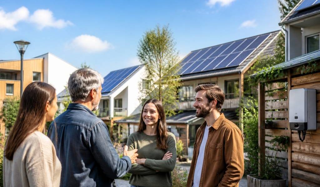 Les communautés énergétiques locales : comment partager et optimiser l’énergie solaire à l’échelle d’un quartier